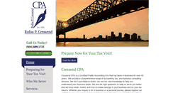 Desktop Screenshot of cressendcpa.com